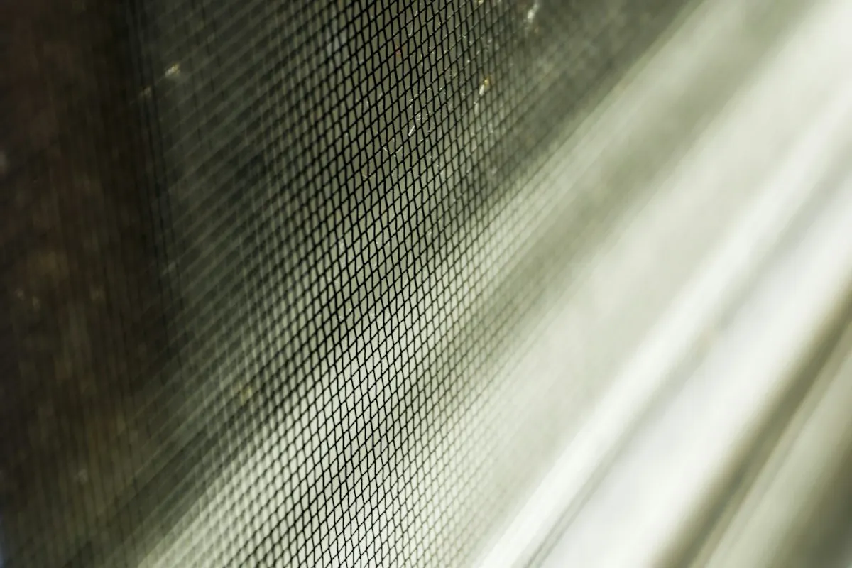 Pleated screens for doors